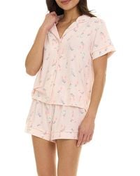 Flora Nikrooz - Joy Notch Short Pajama Set - Lyst