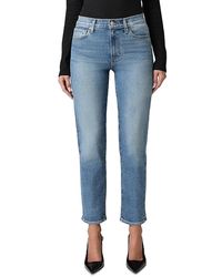 PAIGE - Reece High Rise Slim Leg Ankle Jeans - Lyst