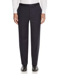 Canali - Siena Classic Fit Wool Trousers - Lyst
