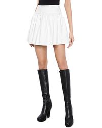 Alice + Olivia - Ella Faux Leather Mini Skirt - Lyst