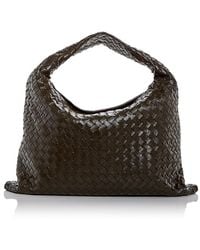 Bottega Veneta - Large Hop Intrecciato Leather Shoulder Bag - Lyst