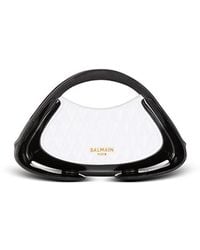 Balmain - Two-Tone Quilted Small Jolie Madame Bag - Lyst