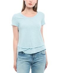 Wilt - Tiered-Hem Tee - Lyst
