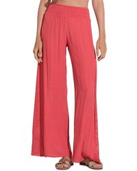 Elan - Crochet Inset Swim Cover-Up Pants - Lyst