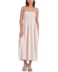 Elan - Smocked Maxi Dress - Lyst