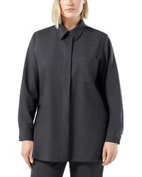 Marina Rinaldi - Vezzano Wool Tunic Shirt - Lyst