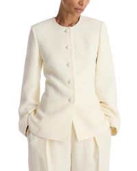 Rohe - Wool-Blend Boucle Knit Shaped Blazer - Lyst