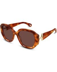 Chloé - Rectangular Sunglasses, 56Mm - Lyst