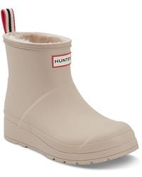 HUNTER - Play Short Insulated F Rain Boots, Synthetic - Lyst