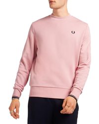 Fred Perry Crewneck Sweatshirt - Pink