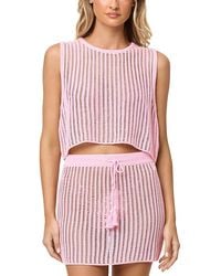 LSPACE - L*Space Santer Crochet Cover Up Crop Top - Lyst
