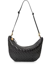 Clare V. - Lune Woven Leather Shoulder Bag - Lyst