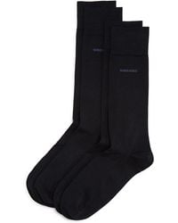 BOSS - Solid Dress Socks - Lyst