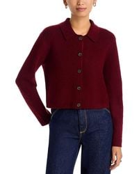 French Connection - Ellie Collared Knit Cardigan - Lyst