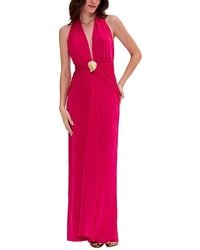 PATBO - Radiant Jersey Halter Gown - Lyst