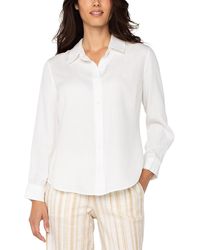 Liverpool Los Angeles - Button Front Shirt - Lyst