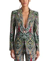 Alice + Olivia - Breann Printed Blazer - Lyst