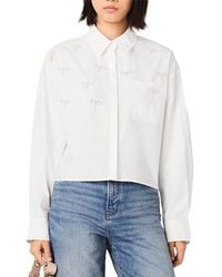 Maje - Jewel Detail Shirt - Lyst