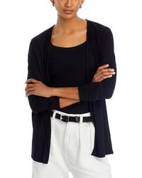 Majestic Filatures - Long Sleeve Open Front Cardigan - Lyst