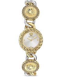 Versace - La Greca Stud Icon Watch Ve0Q00325 Stainless Steel - Lyst