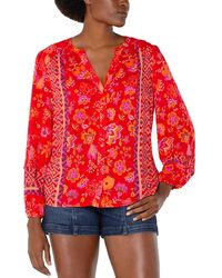 Liverpool Los Angeles - Printed Blouse - Lyst