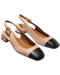 Margaux - The Cap-Toe Darcy Slingback Pumps - Lyst
