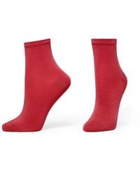 Hue - Sleek Lightweight Crew Socks - Lyst