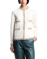 Emporio Armani - Crewneck Blazer Jacket - Lyst