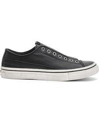 John Varvatos - Vulc Laceless Slip On Sneakers - Lyst