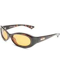 Le Specs - Nightcrawler Oval Sunglasses, 55Mm - Lyst