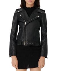 maje leather jacket
