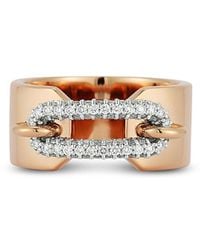 WALTERS FAITH - 18K Morrell Diamond Elongated Oval Link Cuff Ring - Lyst