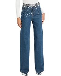 retroféte - Jenna Embellished Wide Leg Jeans - Lyst