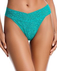 Hanky Panky - Leopard Lace Original Rise Thong - Lyst