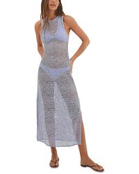 ViX - Vix Long Netted Slim Fit Swim Cover-Up - Lyst
