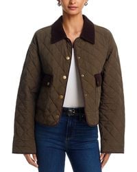 PAIGE - Caleb Corduroy Trim Jacket - Lyst