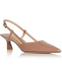 Stuart Weitzman - Vinnie 50 Slingback Kitten Heels - Lyst
