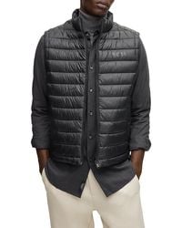 BOSS - Calano Quilted Puffer Vest - Lyst