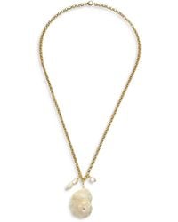 Aqua - 8 Other Reasons Conch Pendant Necklace, 19-22 - Lyst