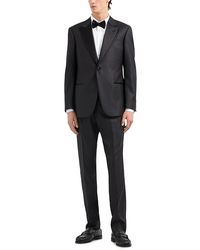 Emporio Armani - G Line Regular Fit Single Breasted Peak Lapel Tuxedo - Lyst