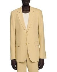 Sandro - Classic Fit Linen Suit Jacket - Lyst
