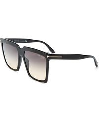 Tom Ford - Sabrina Square Sunglasses, 58Mm - Lyst