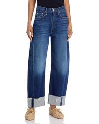 Mother - The Half Pipe Ankle Cuff Fray Jeans - Lyst