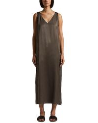 Peserico - Sleeveless V Neck Dress - Lyst