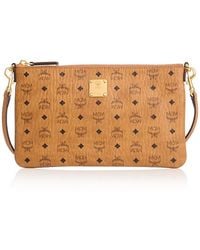 MCM - Aren Visetos Small Crossbody Pouch Bag - Lyst