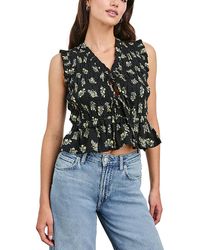 Rails - Martine Crinkled Cropped Top - Lyst