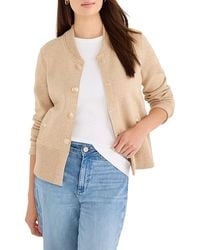 NIC+ZOE - Knit Bomber Snap Jacket - Lyst