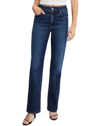 GOOD AMERICAN - Soft Tech Good True High Rise Straight Jeans - Lyst