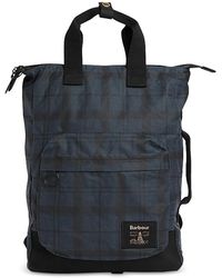 Barbour - Field Wax Canvas Backpack - Lyst