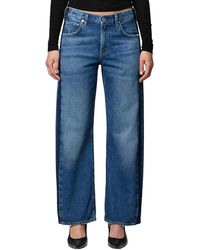 Citizens of Humanity - Lindz Tuxedo Stripe High Rise Easy Straight Jeans - Lyst